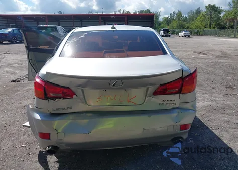 2008 Lexus Is 250 from USA, damaged, VIN JTHBK262382061509